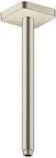 AXOR-HG-AXOR-ShowerSolutions-Deckenanschluss-300-mm-softsquare-Brushed-Nickel-26966820 gallery number 1